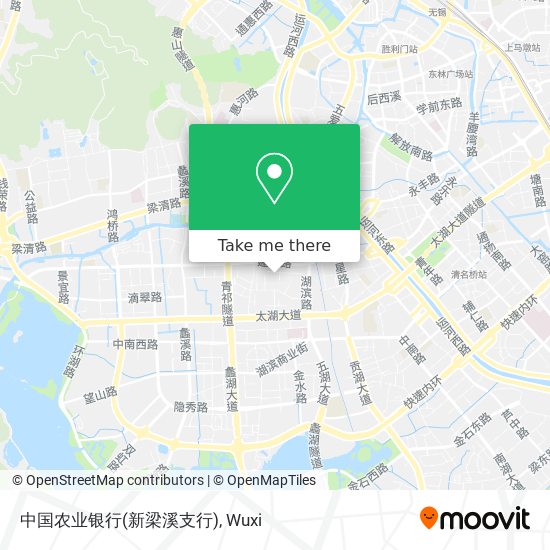 中国农业银行(新梁溪支行) map