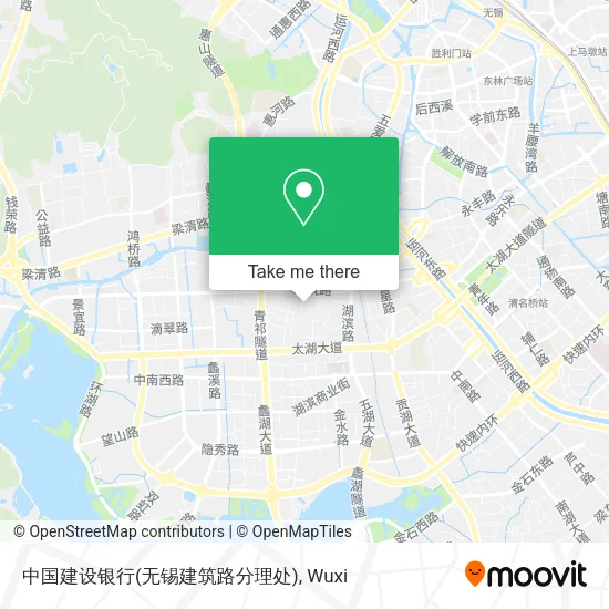 中国建设银行(无锡建筑路分理处) map