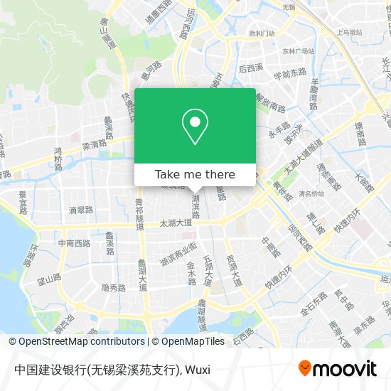 中国建设银行(无锡梁溪苑支行) map