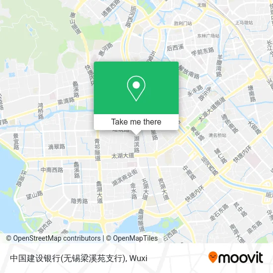 中国建设银行(无锡梁溪苑支行) map