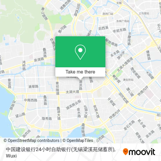 中国建设银行24小时自助银行(无锡梁溪苑储蓄所) map