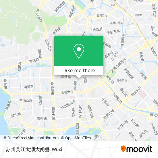 苏州吴江太湖大闸蟹 map
