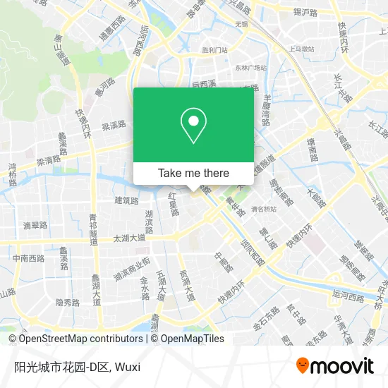 阳光城市花园-D区 map