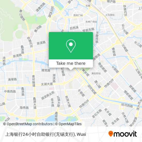 上海银行24小时自助银行(无锡支行) map