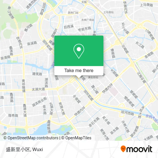 盛新里小区 map