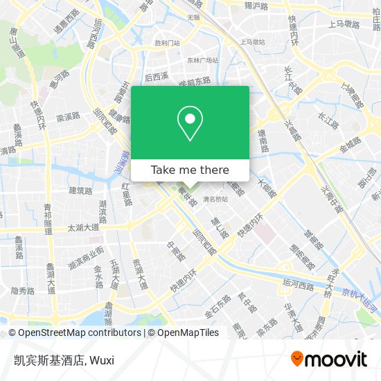 凯宾斯基酒店 map