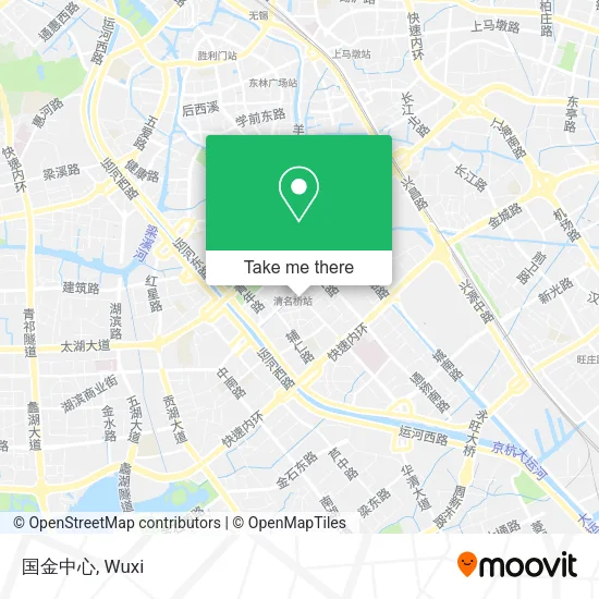 国金中心 map