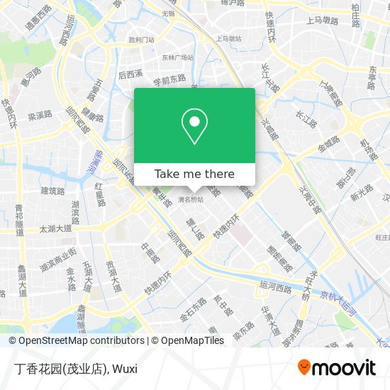 丁香花园(茂业店) map