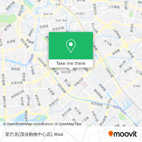星巴克(茂业购物中心店) map