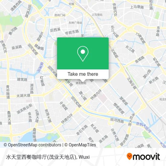 水天堂西餐咖啡厅(茂业天地店) map