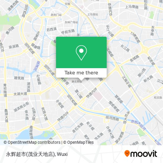 永辉超市(茂业天地店) map