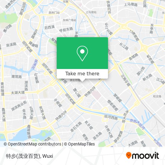 特步(茂业百货) map