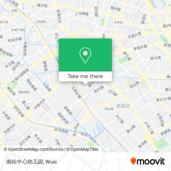 南站中心幼儿园 map
