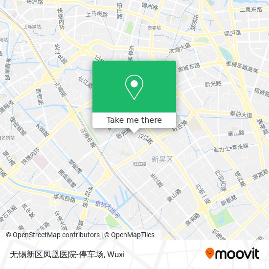 无锡新区凤凰医院-停车场 map