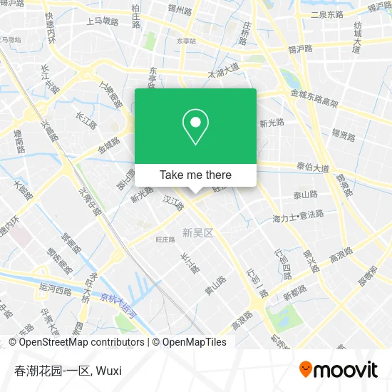春潮花园-一区 map