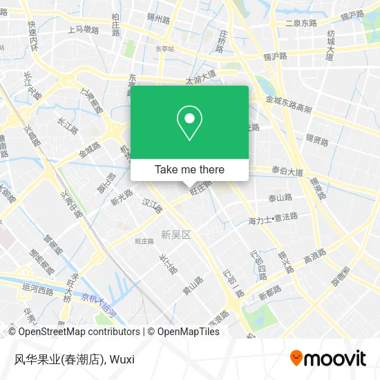 风华果业(春潮店) map
