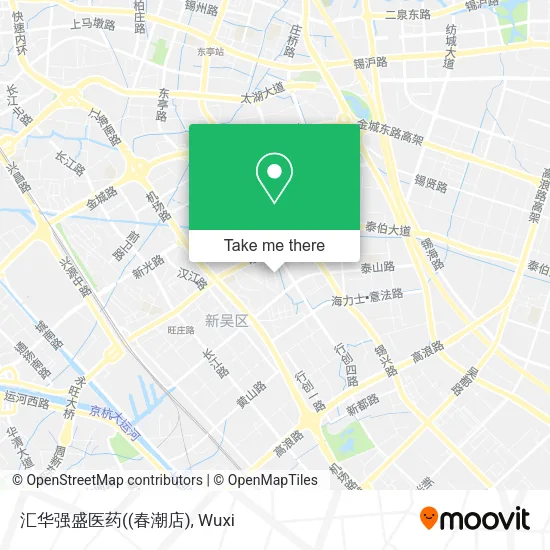 汇华强盛医药((春潮店) map