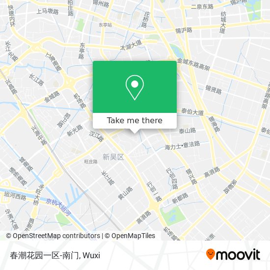春潮花园一区-南门 map