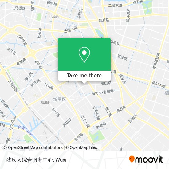 残疾人综合服务中心 map