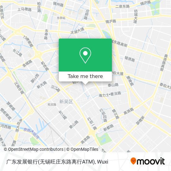 广东发展银行(无锡旺庄东路离行ATM) map