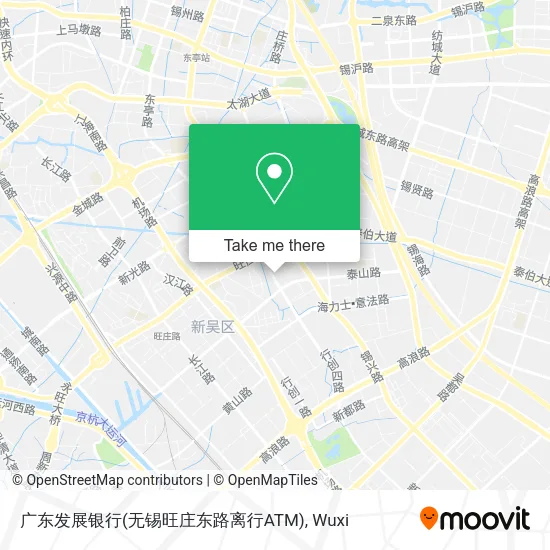 广东发展银行(无锡旺庄东路离行ATM) map