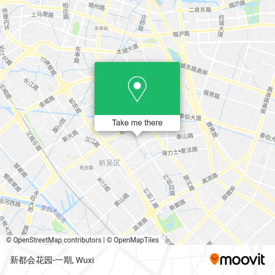 新都会花园-一期 map