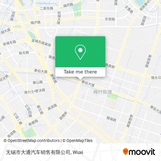 无锡市大通汽车销售有限公司 map