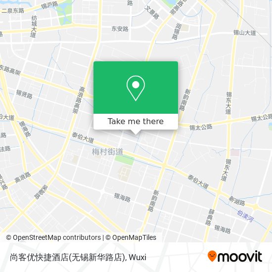 尚客优快捷酒店(无锡新华路店) map