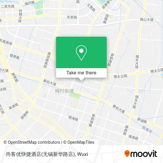 尚客优快捷酒店(无锡新华路店) map