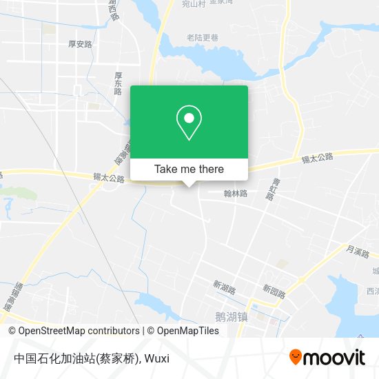 中国石化加油站(蔡家桥) map