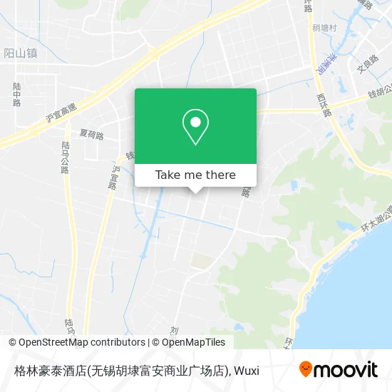 格林豪泰酒店(无锡胡埭富安商业广场店) map