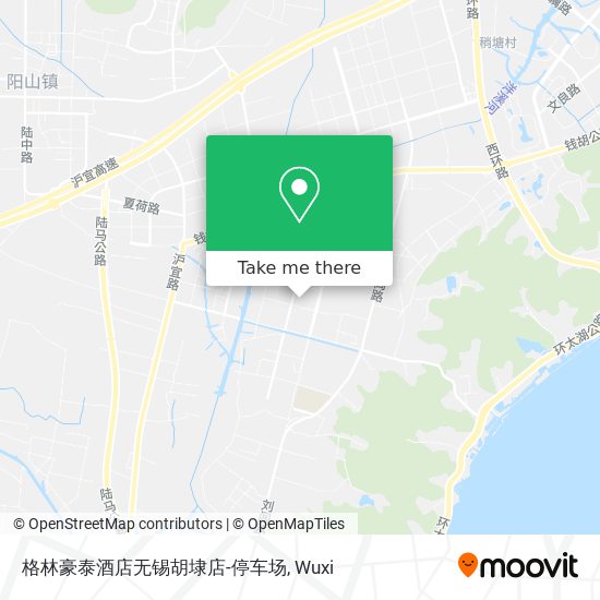 格林豪泰酒店无锡胡埭店-停车场 map