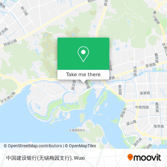 中国建设银行(无锡梅园支行) map