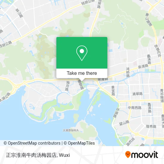 正宗淮南牛肉汤梅园店 map