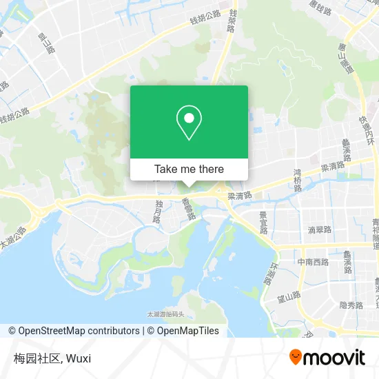 梅园社区 map