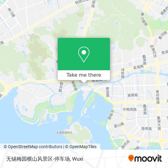 无锡梅园横山风景区-停车场 map
