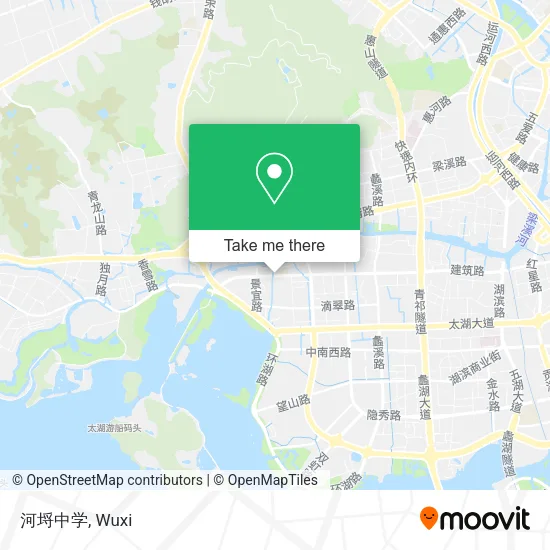 河埒中学 map