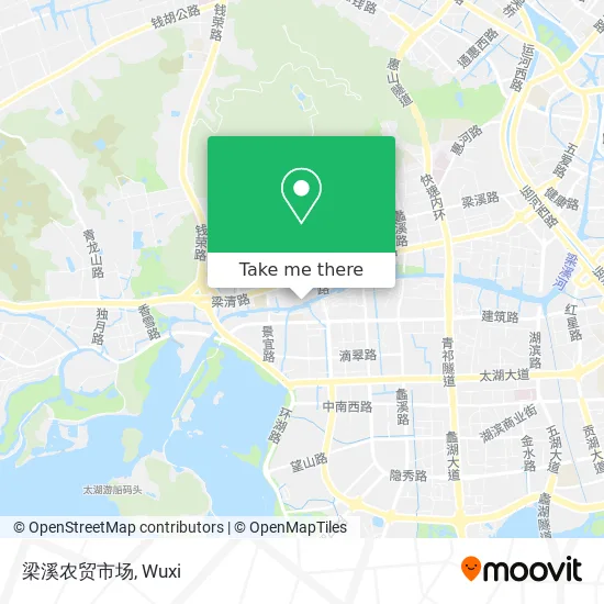 梁溪农贸市场 map