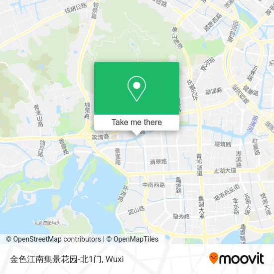 金色江南集景花园-北1门 map