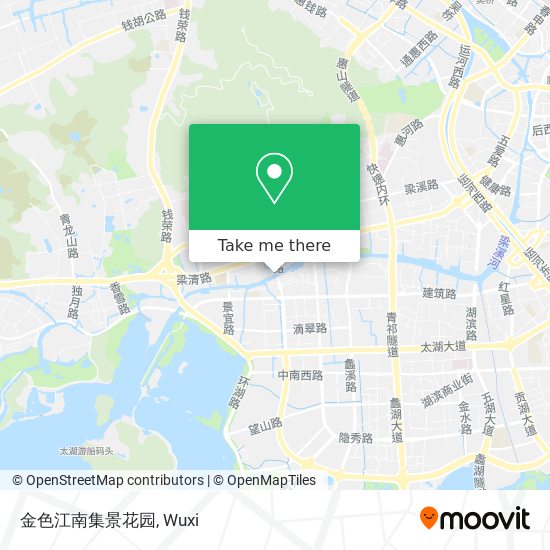 金色江南集景花园 map