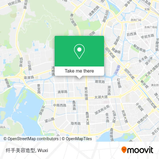 纤手美容造型 map