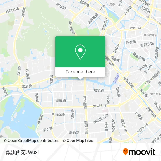 蠡溪西苑 map
