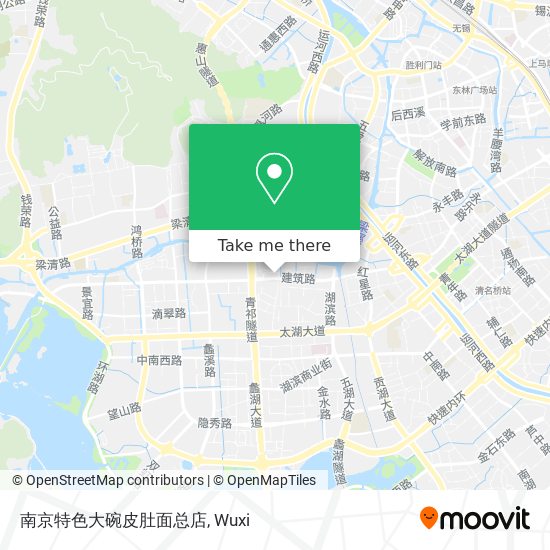 南京特色大碗皮肚面总店 map