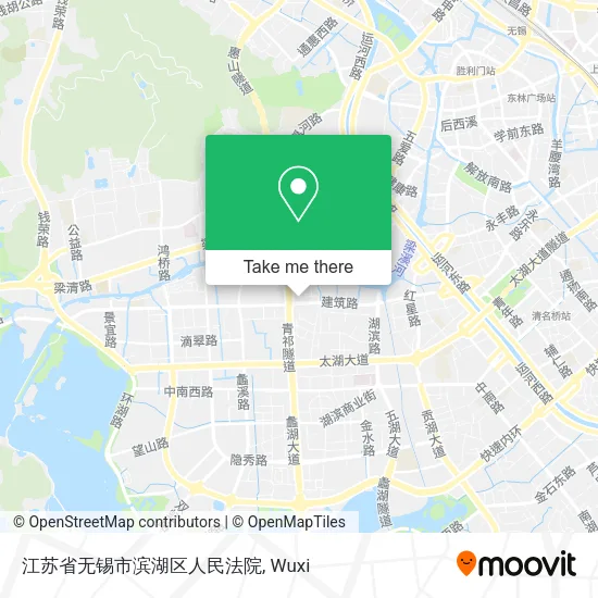 江苏省无锡市滨湖区人民法院 map