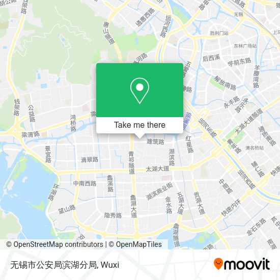 无锡市公安局滨湖分局 map
