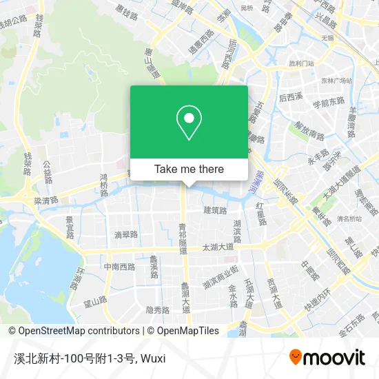 溪北新村-100号附1-3号 map