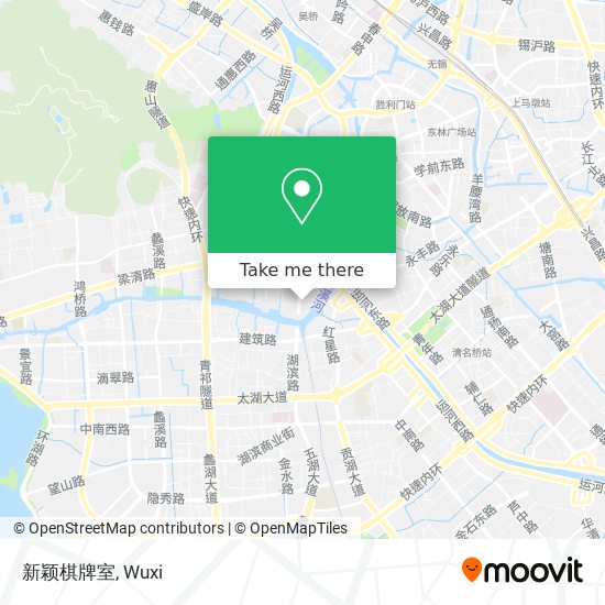 新颖棋牌室 map