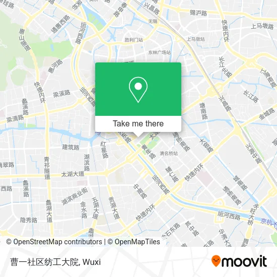 曹一社区纺工大院 map