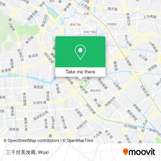 三千丝美发廊 map