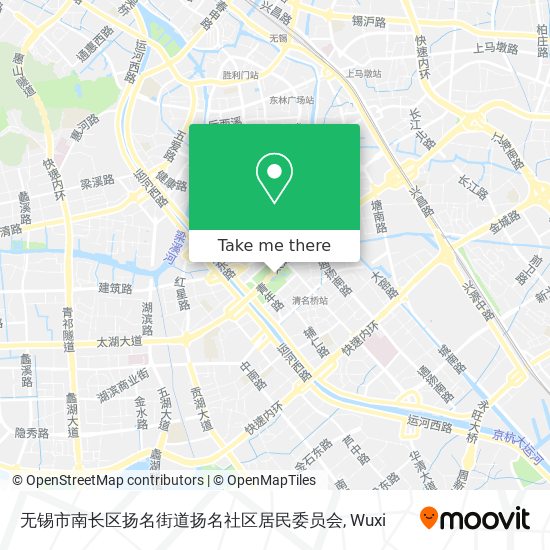无锡市南长区扬名街道扬名社区居民委员会 map